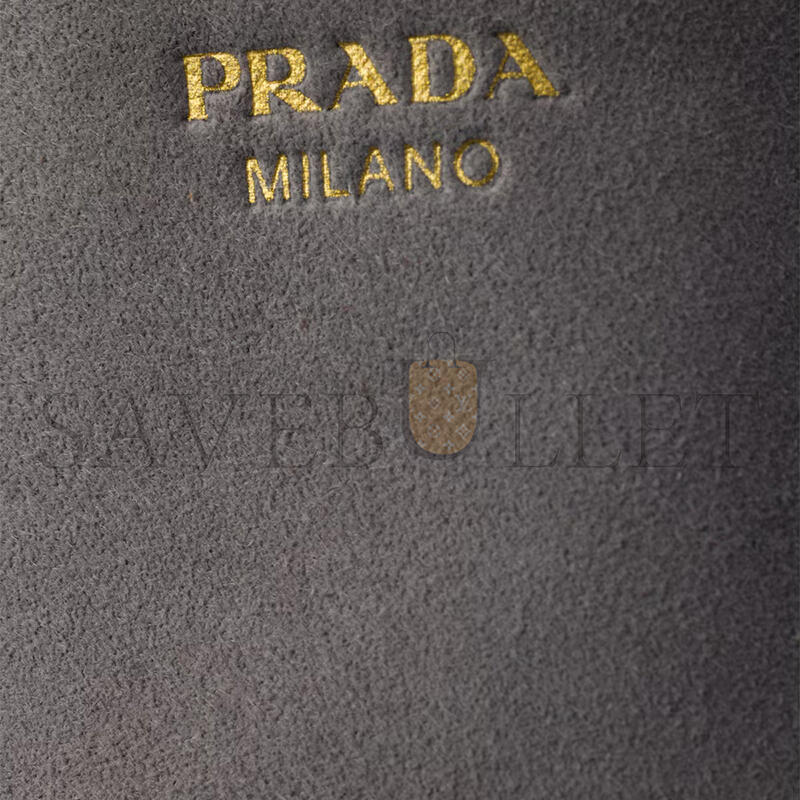 PRADA SUEDE PLATFORM SANDALS 1XP48B